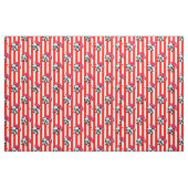 Rood met wit Snoep strepen Stof (Yard (91,4 cm))