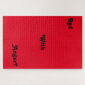 "Rood met woede?" verergert meer dan 1000 stukpuzz Legpuzzel (Horizontaal)