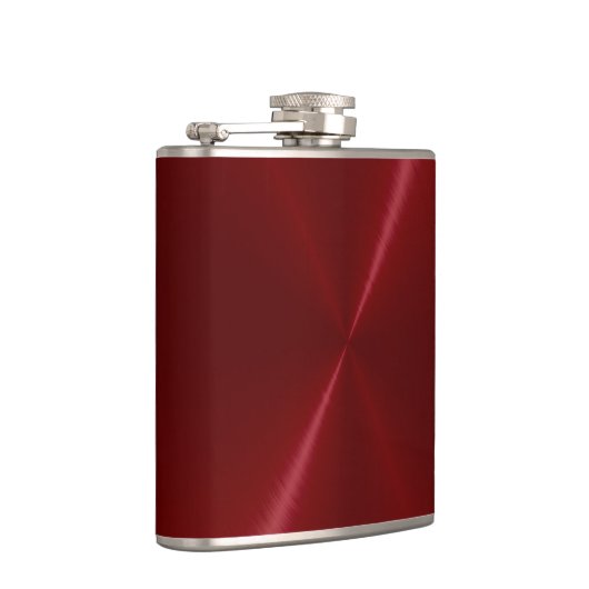 Rood metaalmetaal heupfles (Rechts)