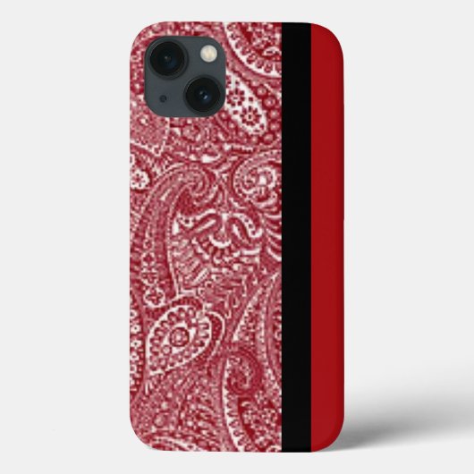 Rood mini-draagtas met modern design Case-Mate iPhone case (Achterkant)