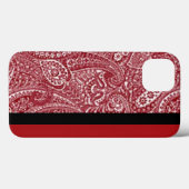 Rood mini-draagtas met modern design Case-Mate iPhone case (Achterkant (horizontaal))