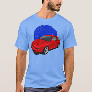 Rood Mitsubishi Starion Turbo 19821990 T-shirt