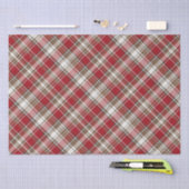 Rood, Mocha & Cream Plaid #2 Tissuepapier (Craft)