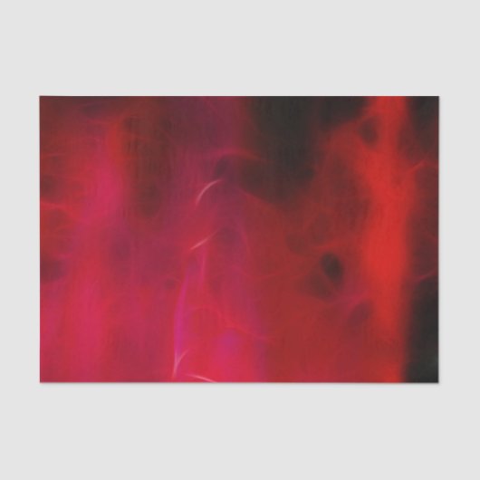 Rood modern design tissuepapier (Voorkant)