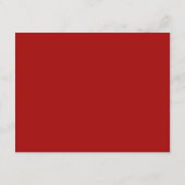 Rood Modern Elegant Script Graduation Party Informatiekaartje (Achterkant)
