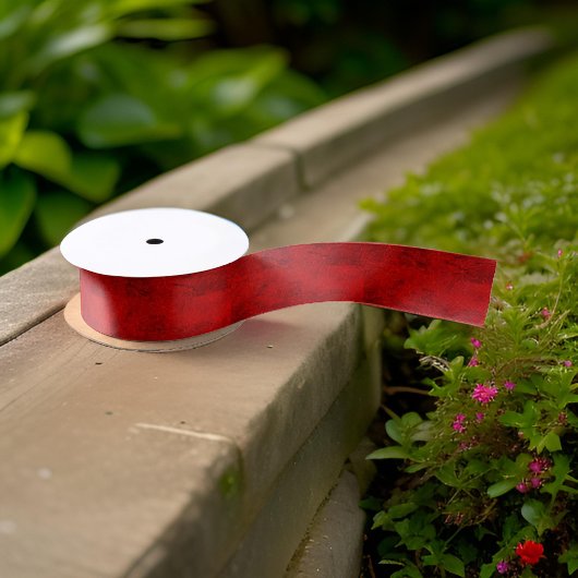 Rood Modern Feest Satijnen Lint