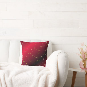 rood modern patroon kussen