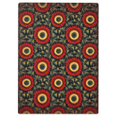  rood  monogram hartklembord klembord (Achterkant)