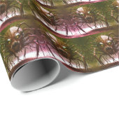 Rood Monster Halloween inpakpapier (Rol Hoek)