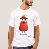 rood monster | UNDERDOG - door ontwerp | Uniek T-shirt (Voorkant)