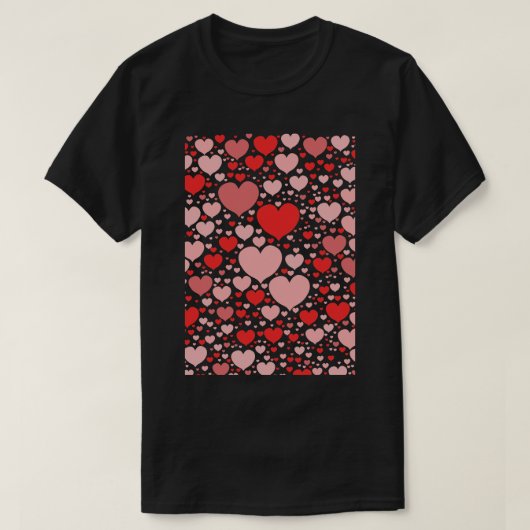 Rood Mooie Harten 2 T-shirt (Design voorkant)