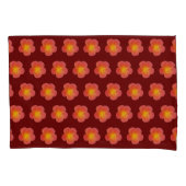 Rood moss Roos ventilator naadloos patroon op Kussensloop (Voorkant)