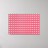 rood motief canvas afdruk (Voorkant)