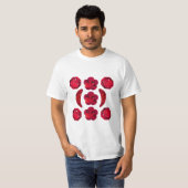 rood motief t-shirt (Voorkant volledig)