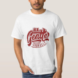 Rood Motivatie Quote T-shirt - Vetgedrukte typogra