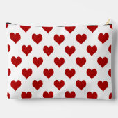 Rood Mozaïek Hart Patroon Etui (Achterkant)