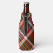 Rood Multi Plaid Flesjeskoeler (Fles Achterkant)