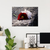 Rood-n-wit Poster (Thuiskantoor)