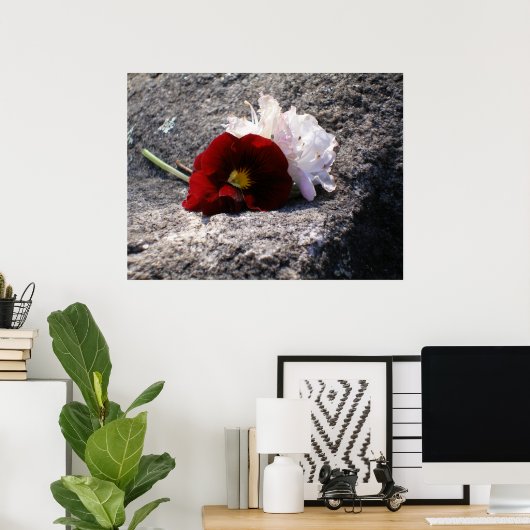 Rood-n-wit Poster (Thuiskantoor)