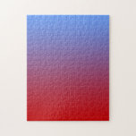 Rood naar blauwe kleuren, eenvoudig ontwerp. legpuzzel<br><div class="desc">Een gewoon en eenvoudig ontwerp van een kleurengradiënt die van rood naar blauw door schaduwen van redish-paars en paars vervaagt.</div>