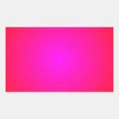 Rood naar Magenta Gradiënt Rechthoekige Sticker (Voorkant)