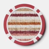 Rood namaakbrei hart poker chips (Achterkant)