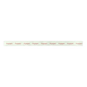 Rood Neon VERLOOFD Satijnen Lint (Voorkant)