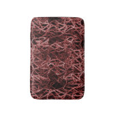 Rood netwerk van roestvast en gevlekt draad badmat (Voorkant Verticaal)