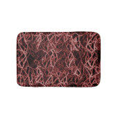 Rood netwerk van roestvast en gevlekt draad badmat (Voorkant)