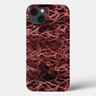 Rood netwerk van roestvast en gevlekt draad Case-Mate iPhone case