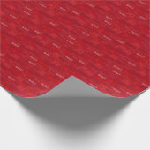 Rood nieuwjaar 2023 — Verpakkingspapier Cadeaupapier (Hoek)