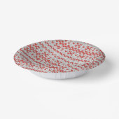ROOD NORDIC KNIT Paper Bowls Papieren Kommen (Gebogen)