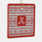 ROOD NORDISCH BREISELEN Keramiek Vierkant Ornament (Rechts)
