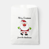 Rood-nosed kerstman bedankzakje (Voorkant)