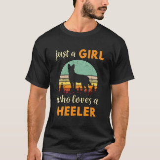 Rood of Blauw Heeler Australian Cattle Hondenliefh T-shirt