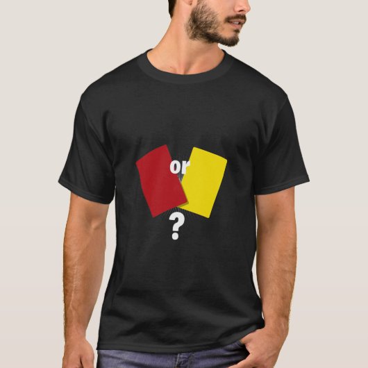 Rood of geel? T- T-shirt (Voorkant)