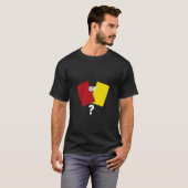Rood of geel? T- T-shirt (Voorkant volledig)