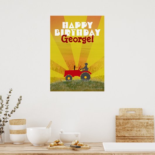 Rood of Groen Poster van de Dagen van de Dagen (Keuken)