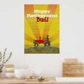 Rood of groen Poster voor afboeking van trekkers (Keuken)