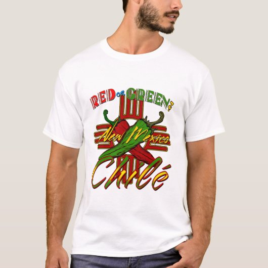 Rood of groen? t-shirt (Voorkant)