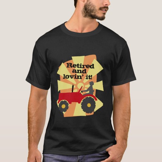 Rood of groen tractorretiment T-shirt (Voorkant)