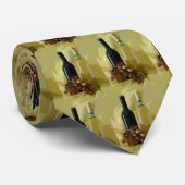 Rood of wit stropdas (Opgerold)