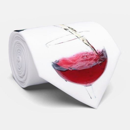 rood of wit stropdas (Opgerold)