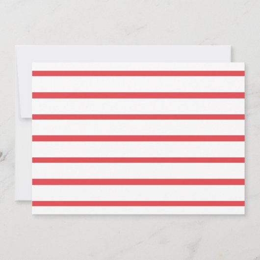 Rood Oh Wat Leuk Foto Kerstmis 1e Verjaardag Kaart (Achterkant)