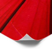 Rood oliepapier paraplu poster (Hoek)