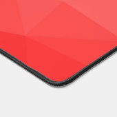 Rood ombre gradiënt geometrisch mesh patroon bureaumat (Hoek)