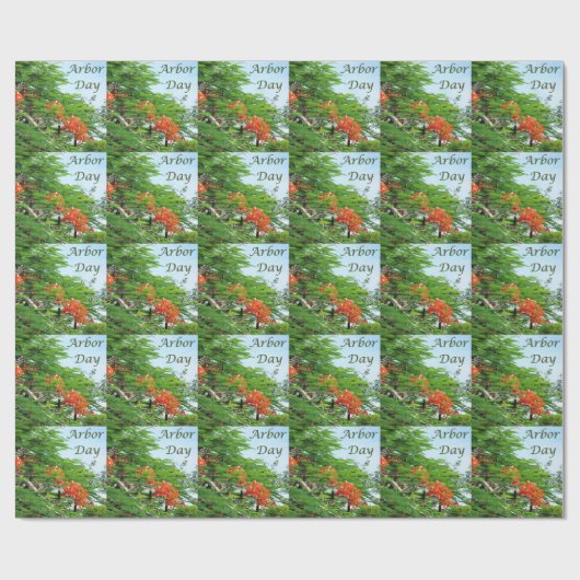 Rood omlooppapier voor de havendag cadeaupapier (Vlak)