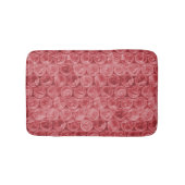 Rood omlooppatroon badmat (Voorkant)