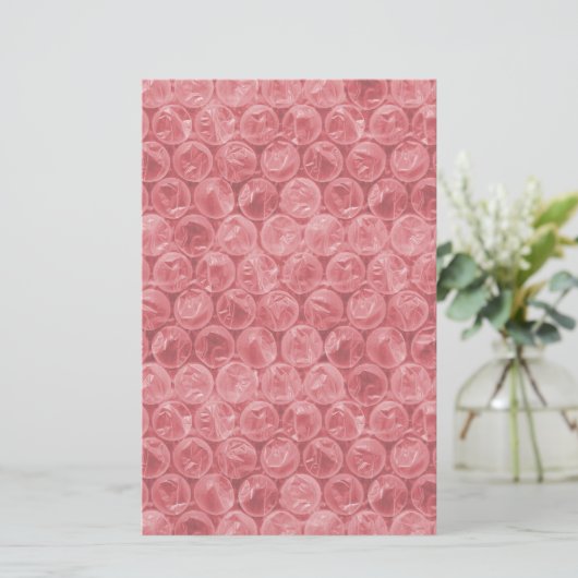 Rood omlooppatroon briefpapier (Staand voorkant)