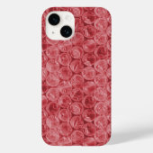 Rood omlooppatroon Case-Mate iPhone case (Achterkant)